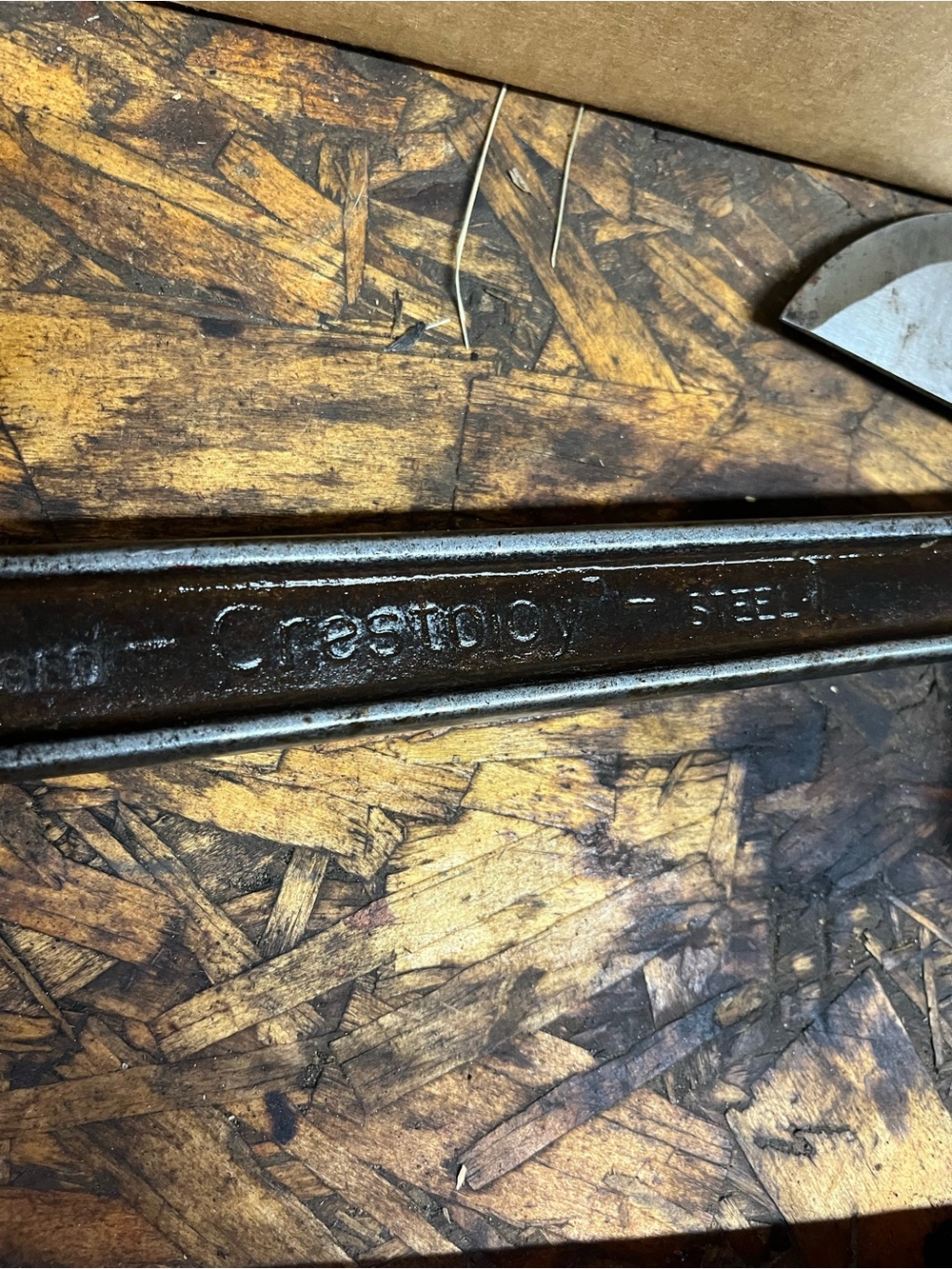 Crescent Dark Brown/Black Forged Pry Bar